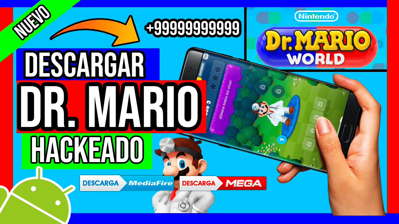 Descargar Dr Mario World Hackeado Para Android APK MOD Diamantes y Monedas Infinitas