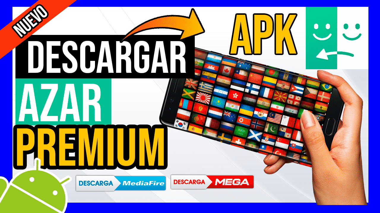 Descargar Azar Premium APK Para Android TODOS LOS PAISES DESBLOQUEADOS