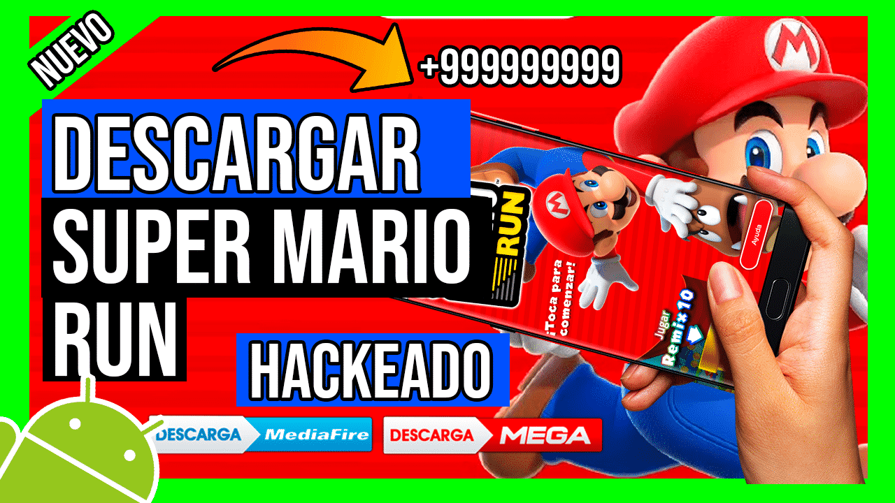 Descargar Super Mario Run Hackeado Para Android por Mediafire