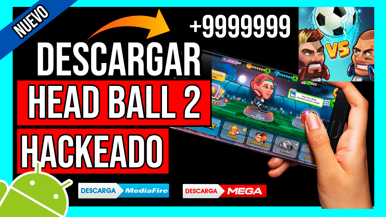 Descargar Head Ball 2 APK Hackeado Para Android Monedas y Diamantes INFINITOS